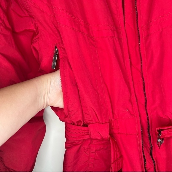 NWT Vintage Tyrolia Onsie Ski Suit Red Size 10 - Picture 6 of 13